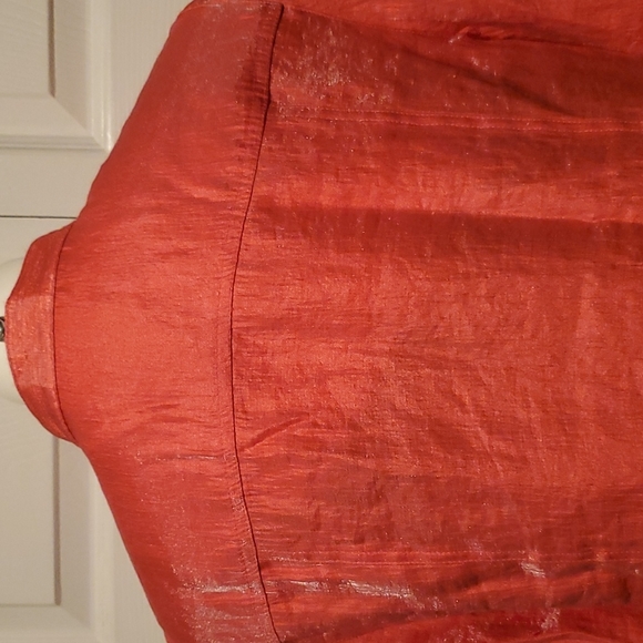 Ruby Rd. Button-Down Women's Coral Long Sleeve - Size 12 - Picture 6 of 8